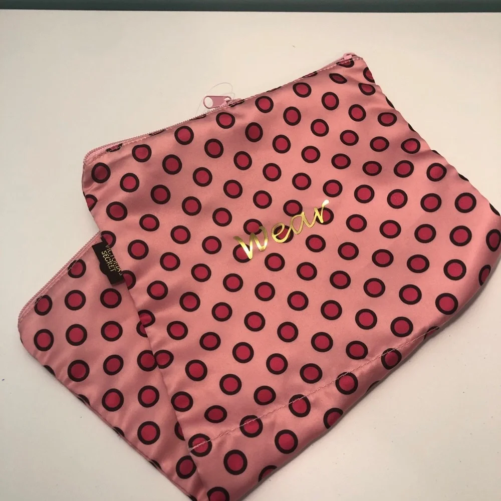 Victoria’s Secret RETRO Y2K CORE Satin Travel Pouch - Picture 1 of 5